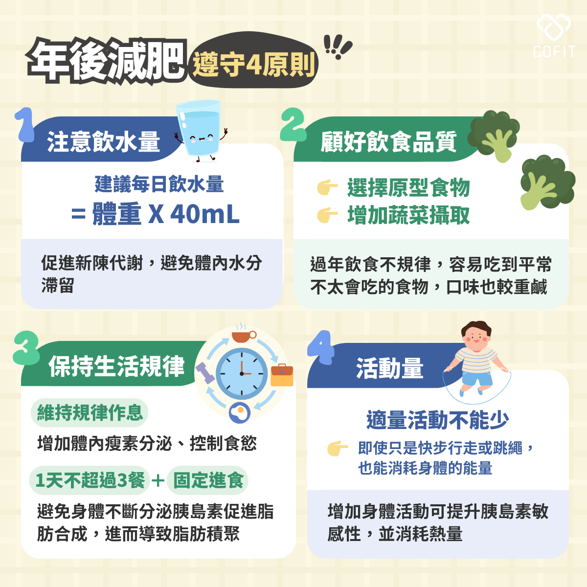 年後甩油3招