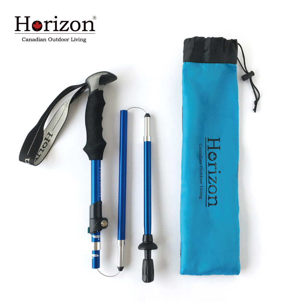 三折快扣設計，收折後可輕易放進背包