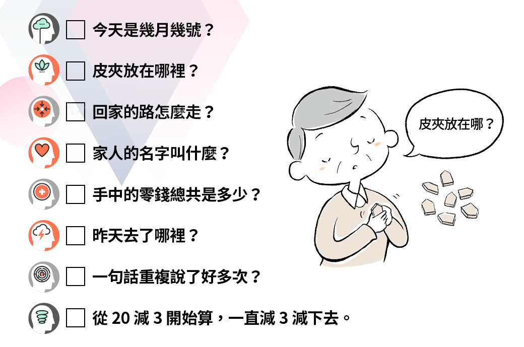 8個問題，測測你的大腦健康