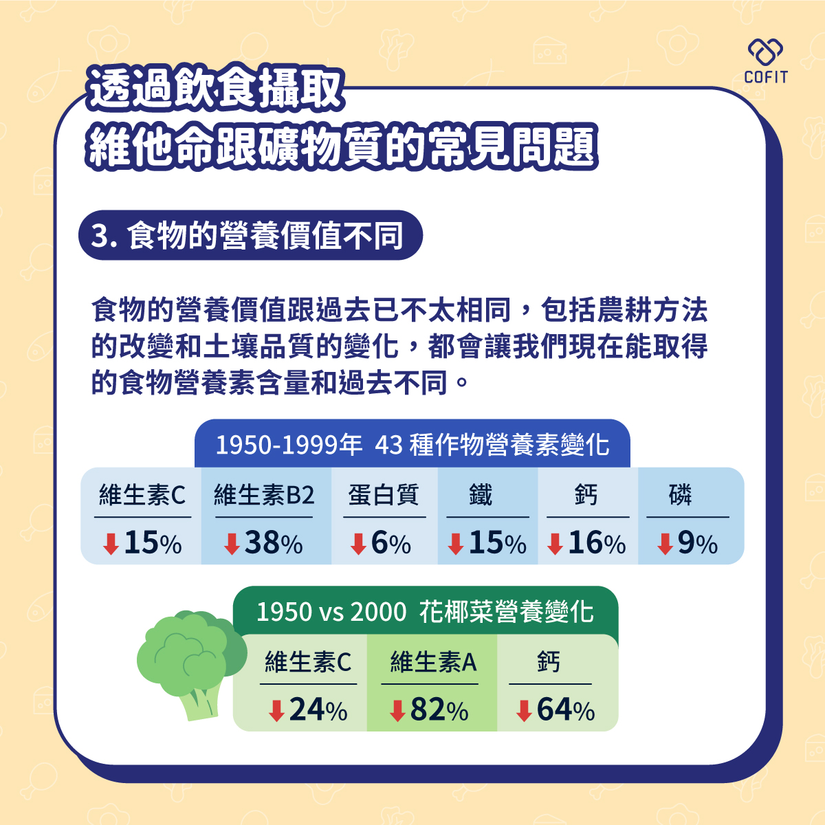 透過飲食攝取 維他命與礦物質的常見問題