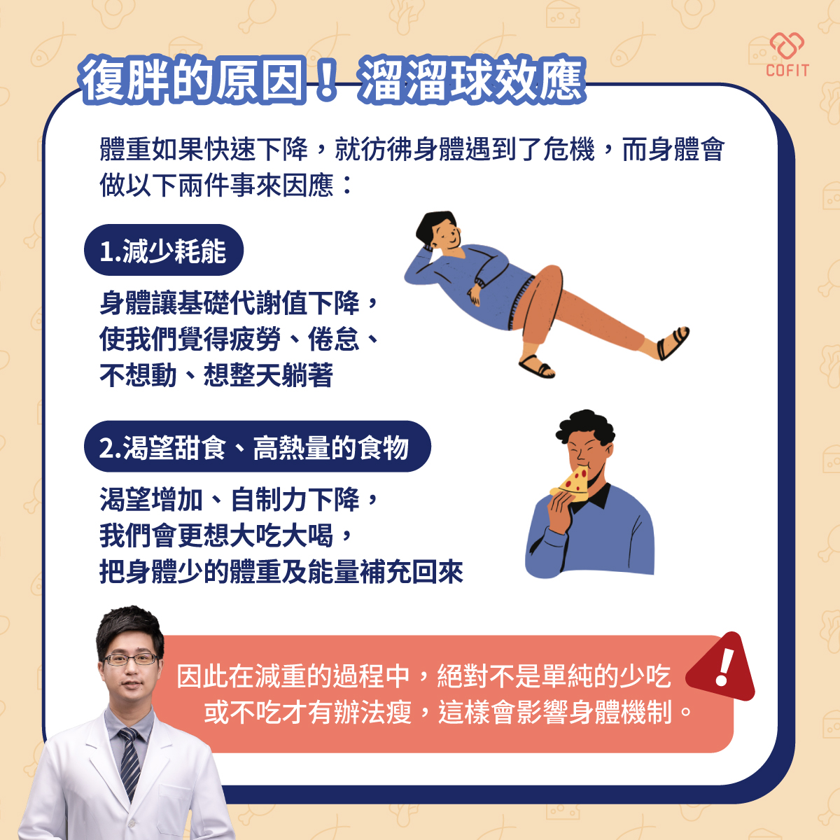 減重過程，不是單純少吃