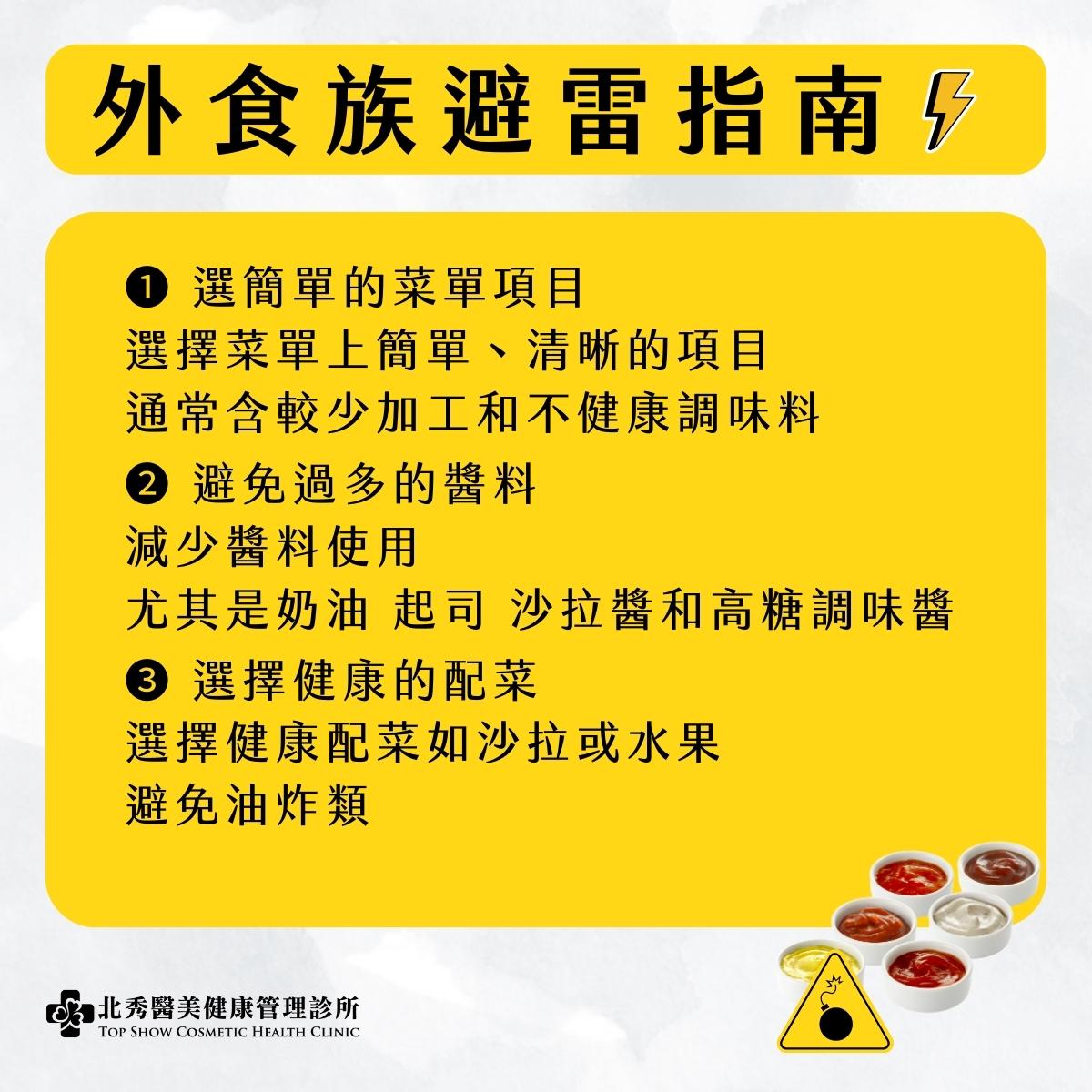 外食族如何避免不健康的調味