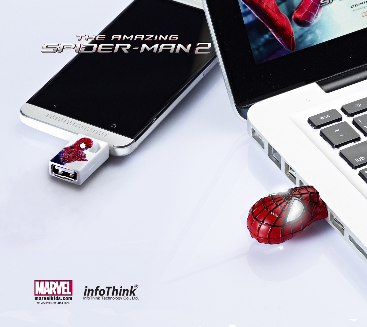 蜘蛛人系列鋅合金造型隨身碟  32GB
原價990元 KK會員憑優惠碼79折