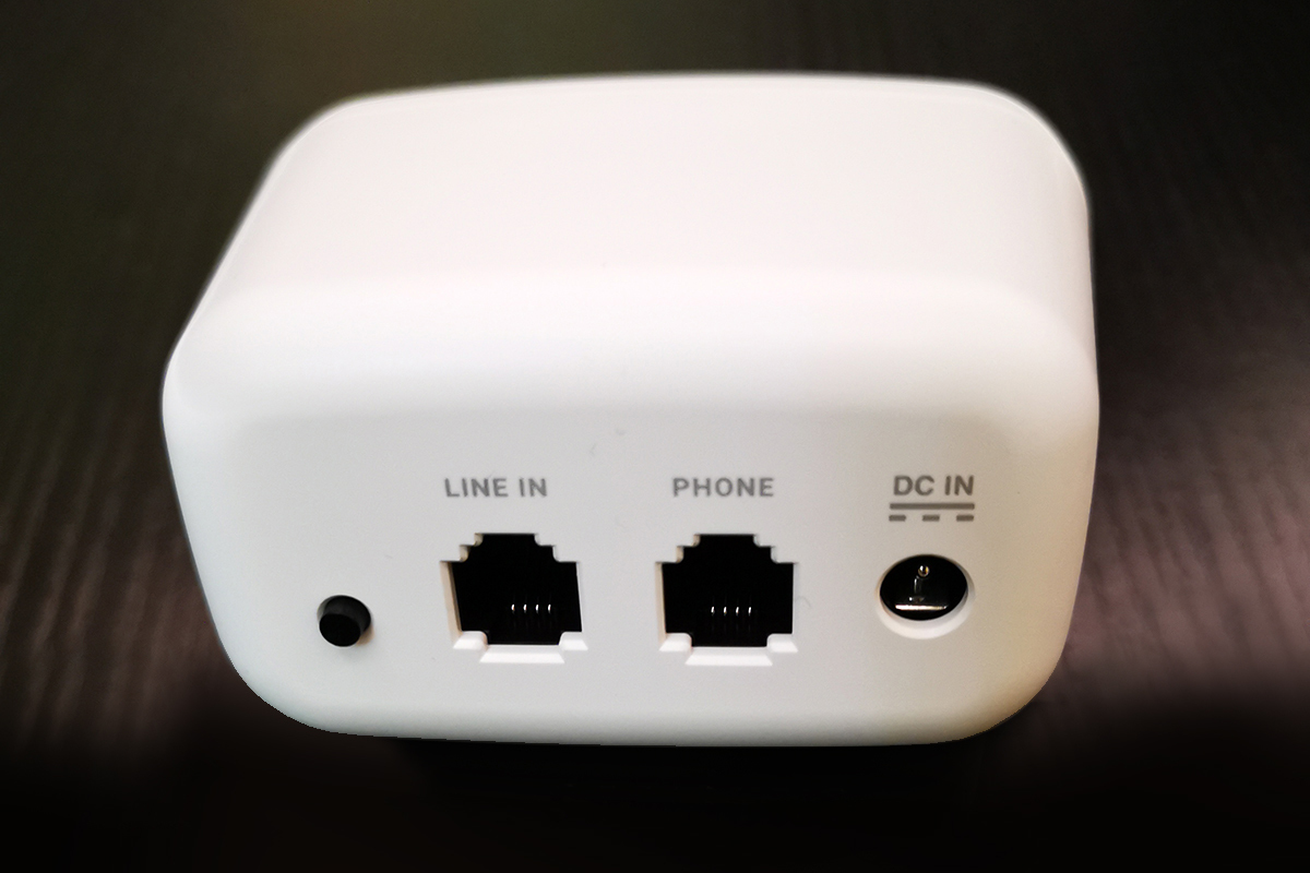 只要連接電話線，就能安裝，操作簡單。