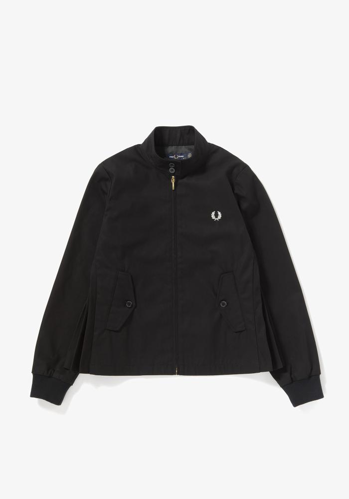 FRED PERRY
F6323 側邊打褶哈靈頓外套