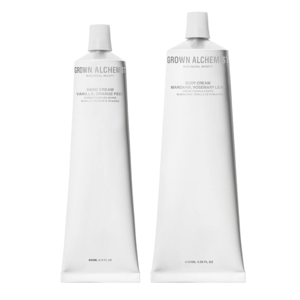 GROWN ALCHEMIST
銀白聖誕身體組合-身體乳霜120ml+經典護手霜65ml