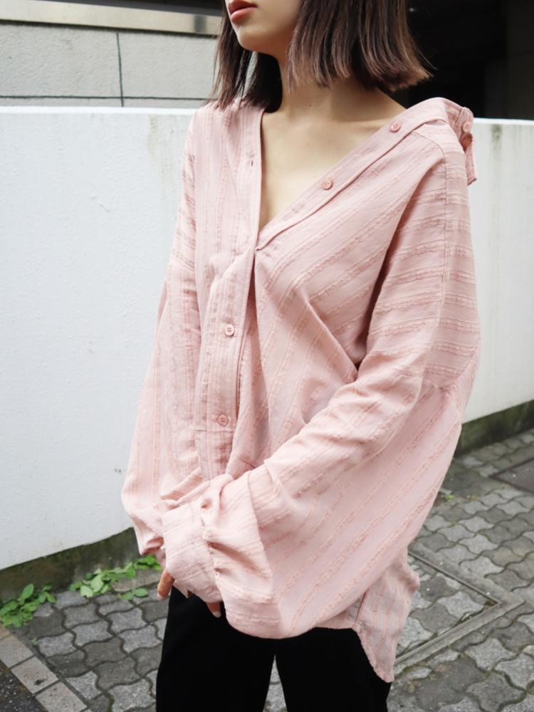 EMODA
微透膚直條紋襯衫