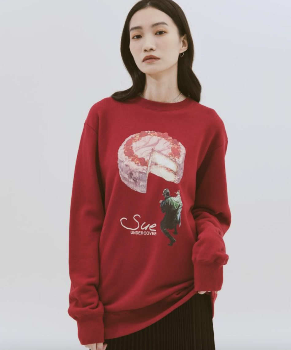 SueUNDERCOVER
Cake Magician印花長版大學T