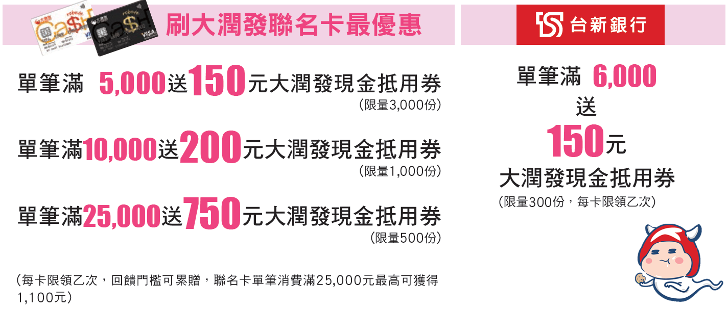 大潤發中元拜一路發 刷銀行卡更划算
