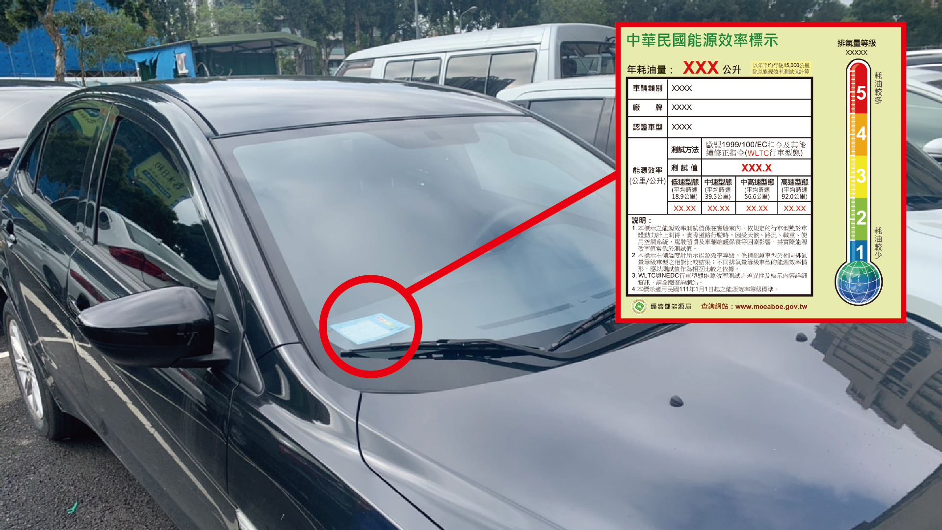 SAVE認證車聯盟 車輛能源效率標示