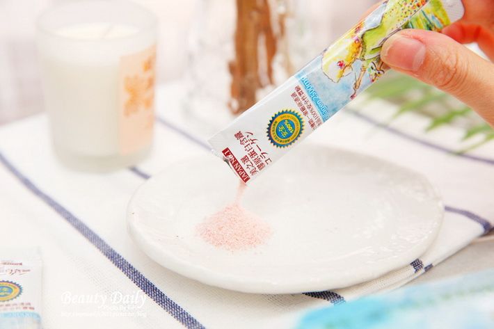 莓果口味的膠原蛋白顆粒