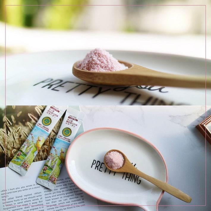 膠原蛋白粉的顆粒還有多種成份原料