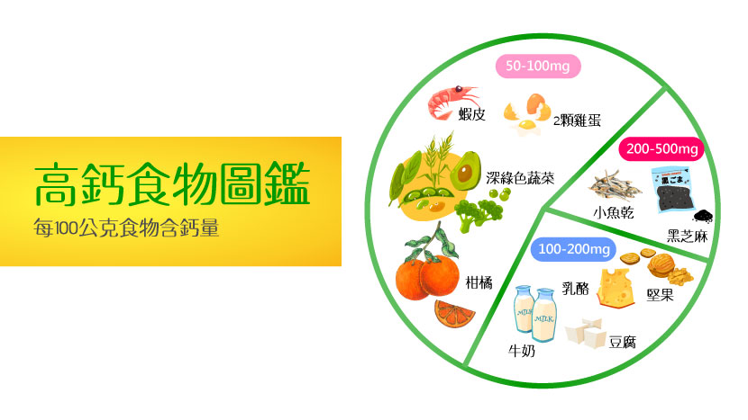 懷孕補鈣食物圖鑑