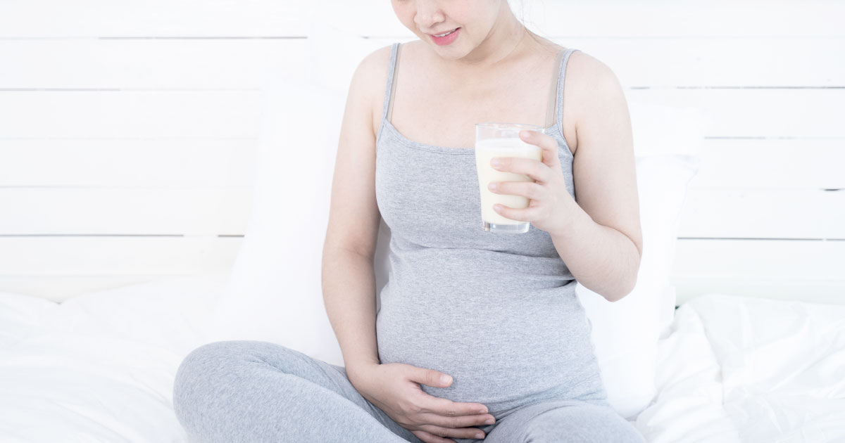 孕婦喝牛奶補鈣