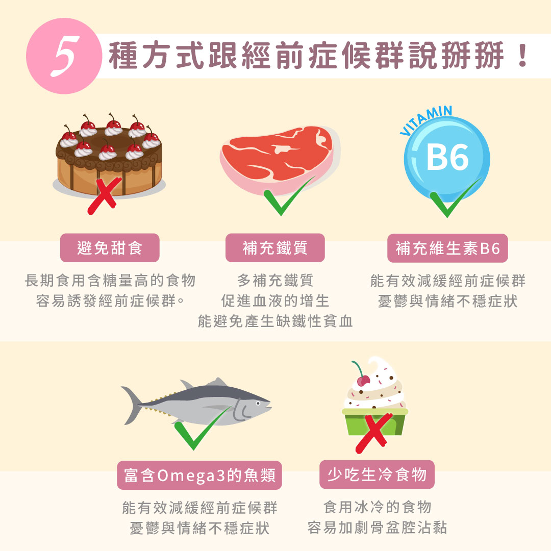 減緩經前症候群的5種方式