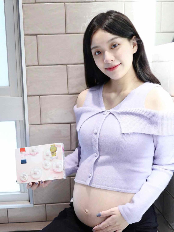 懷孕中的孕婦評價珍珠粉是不錯的懷孕補品