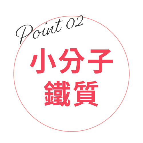 小分子鐵質特色