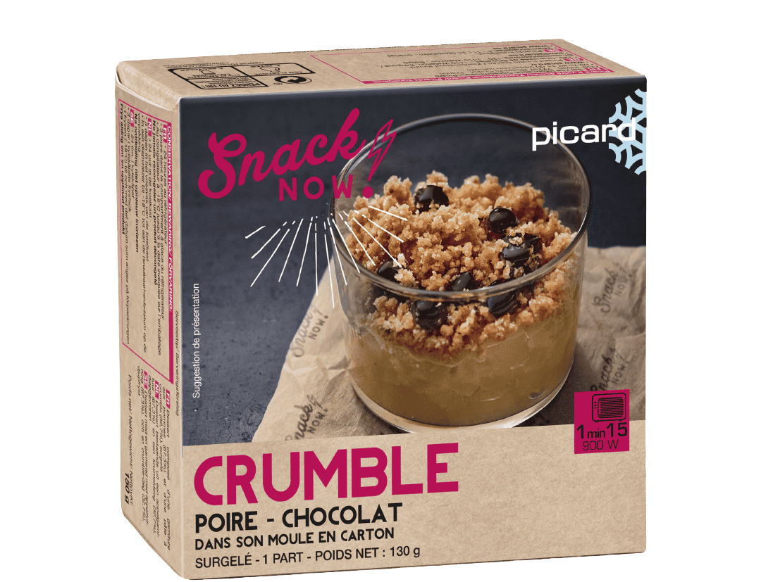 Picard 奶酥巧克力豆梨子泥