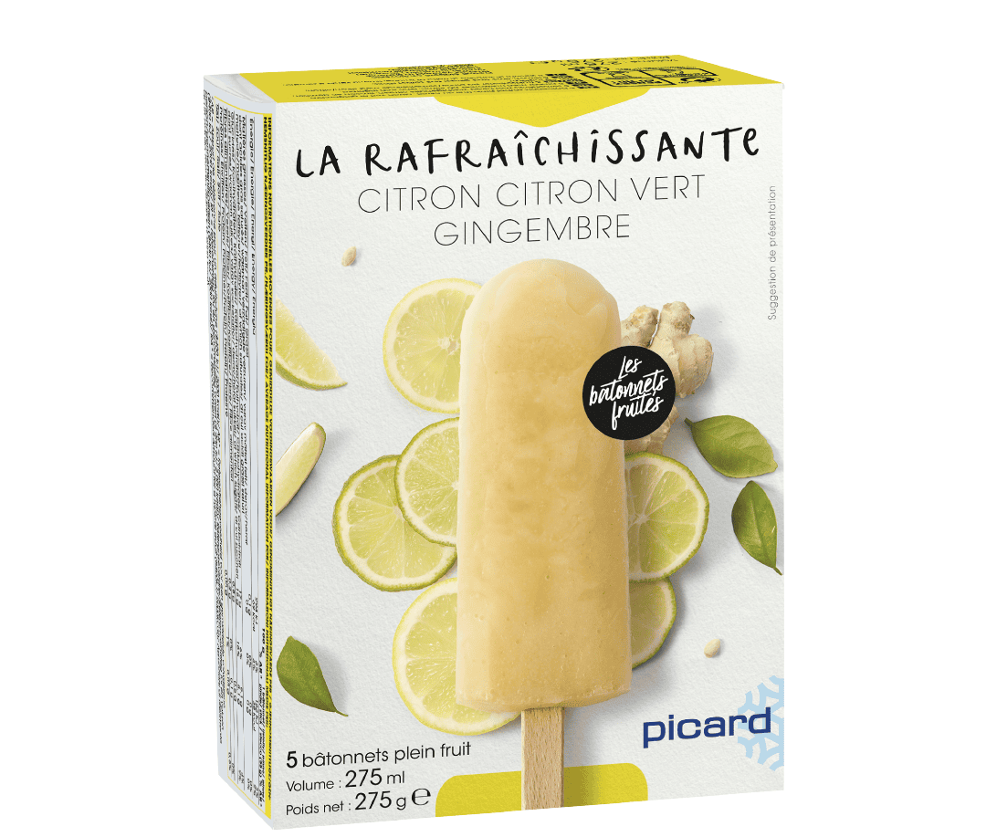 Picard 檸檬薑汁雪酪冰棒