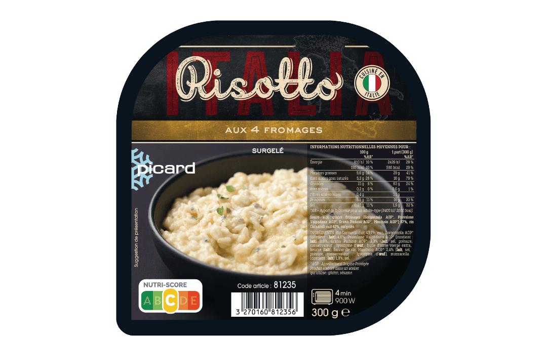 Picard 四重起司燉飯