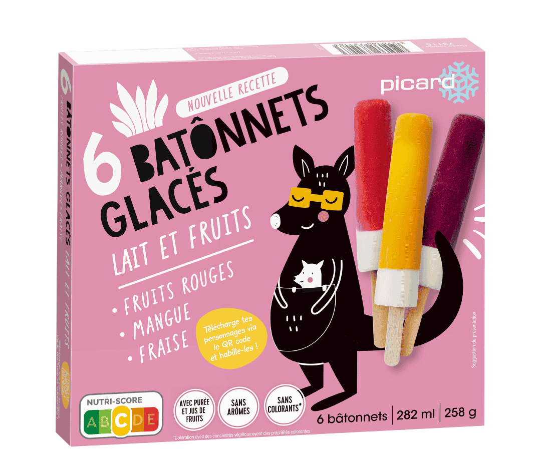 Picard 綜合水果牛奶冰棒