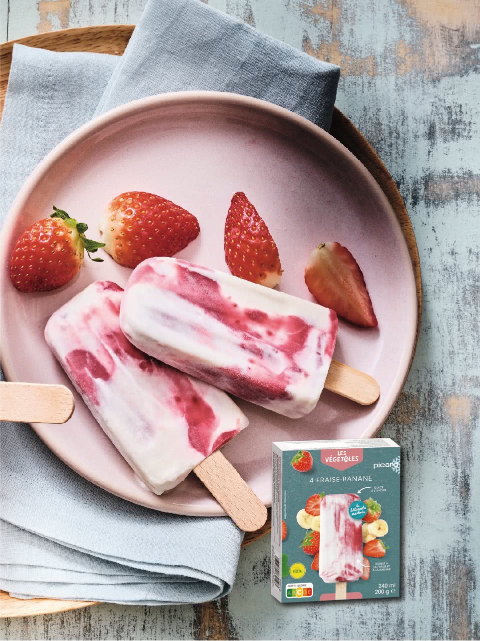 Picard 草莓香蕉冰棒 商品圖片