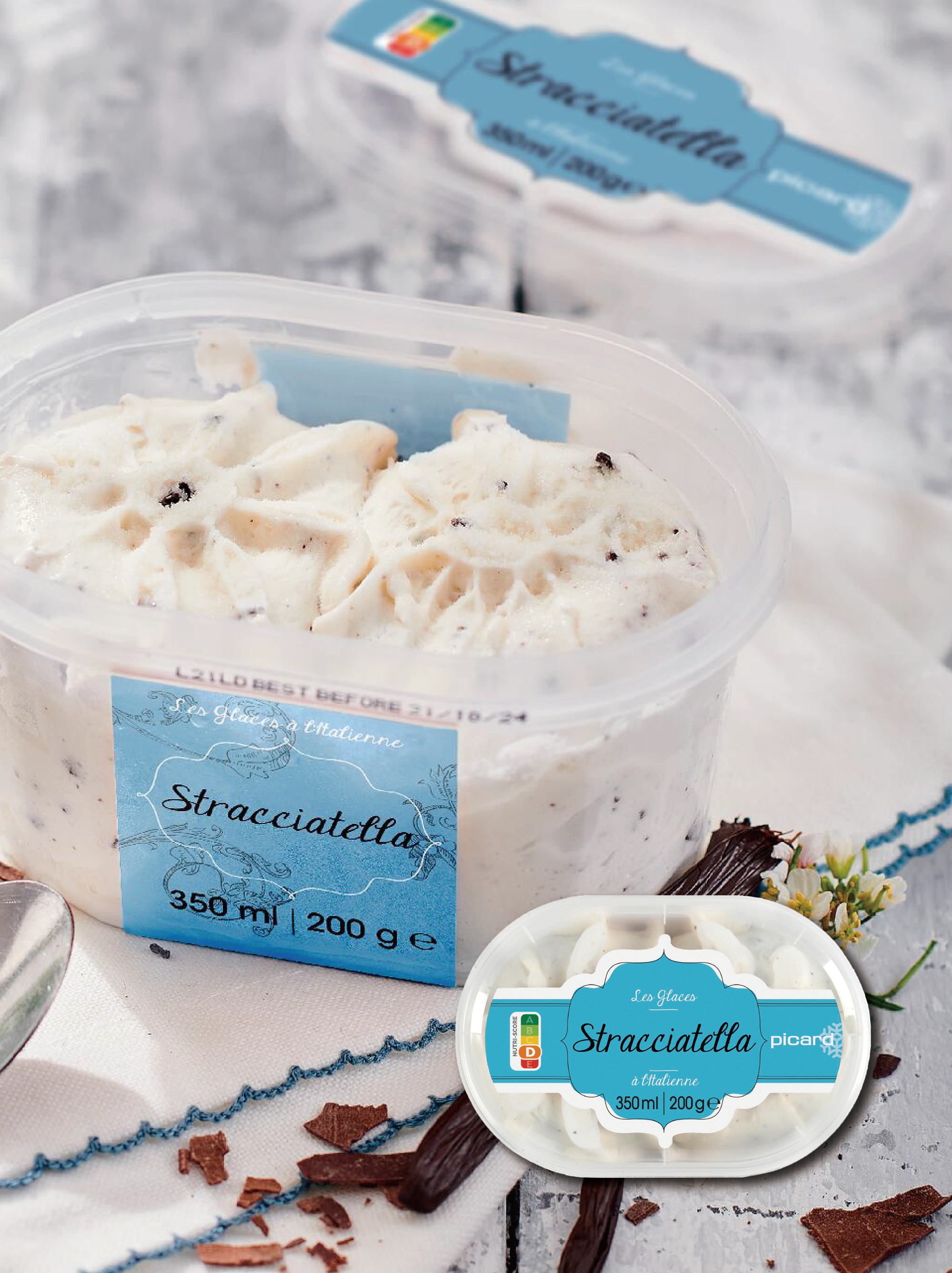 商品圖片 Picard 牛奶巧酥義式冰淇淋 (200g)