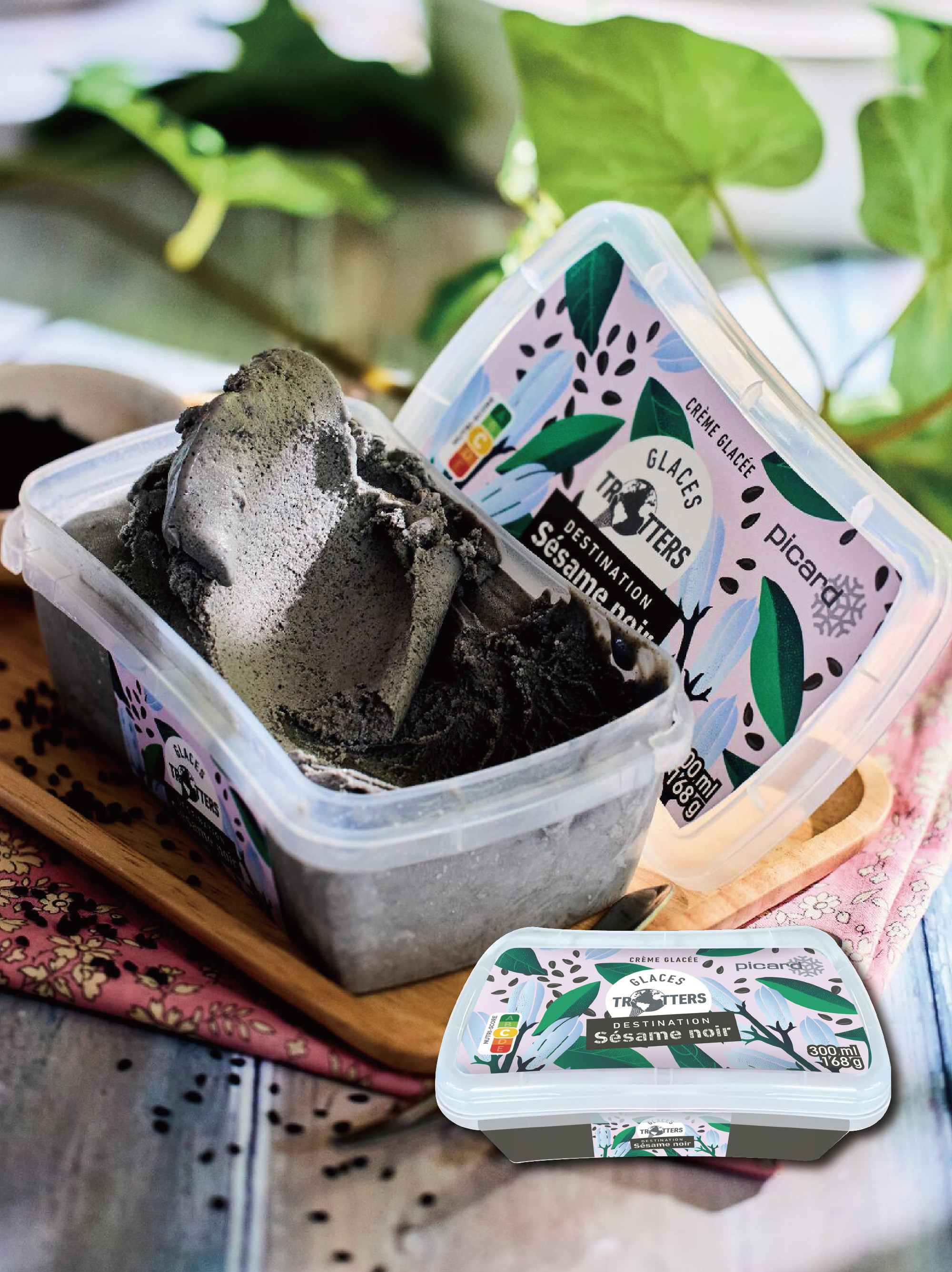 商品圖片 Picard 黑芝麻冰淇淋 (168g)