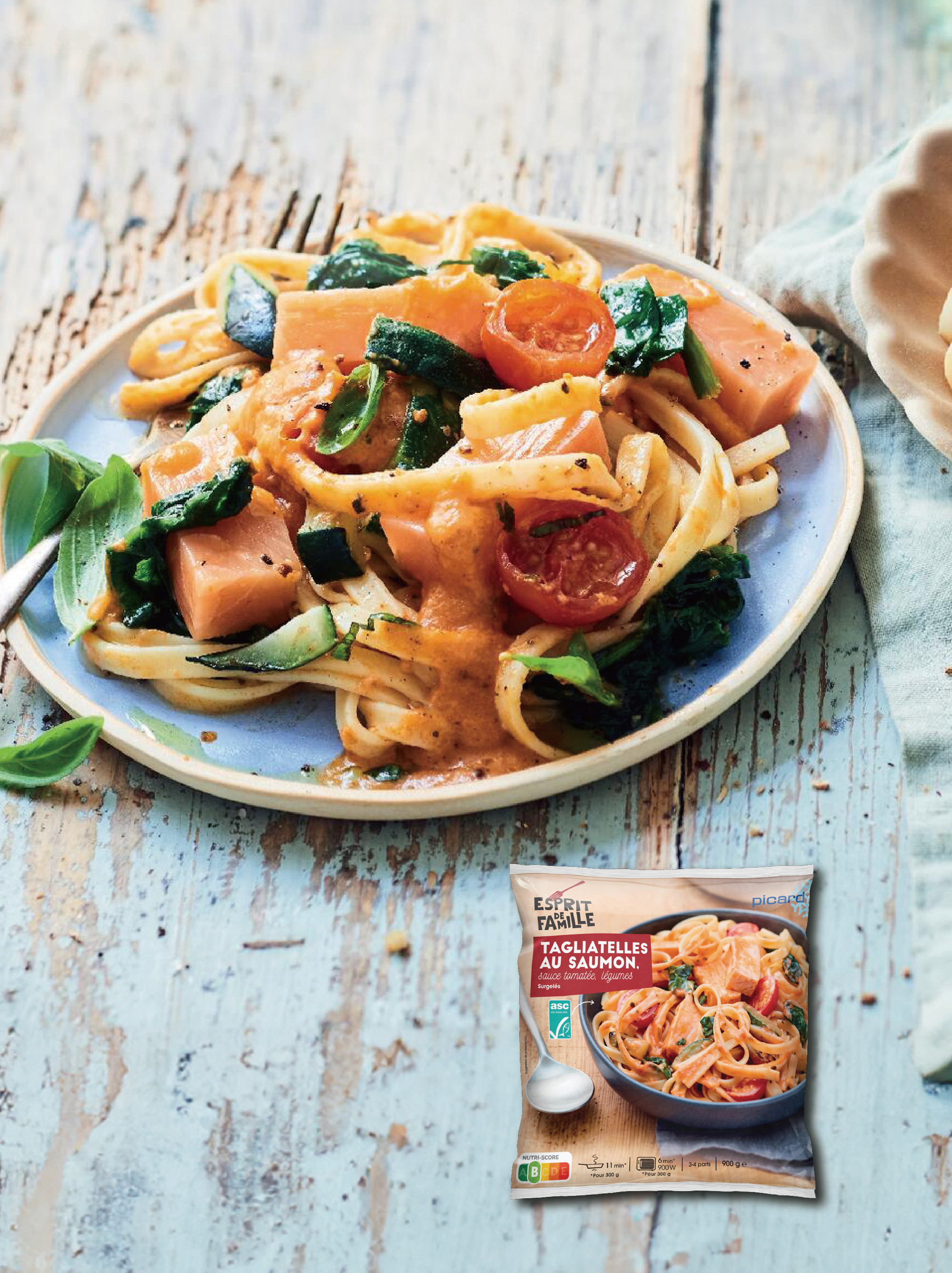 商品圖片 Picard 鮭魚蔬菜茄汁義大利麵