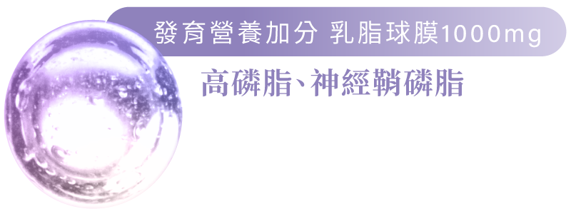 乳脂球膜提昇母乳的營養，讓寶寶發育更好