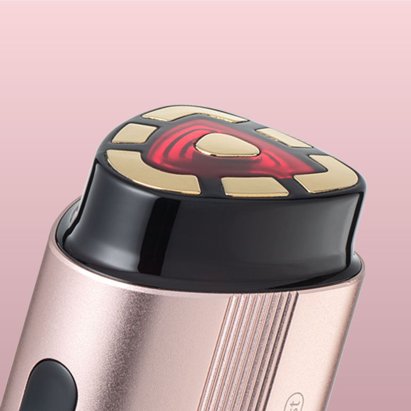 白皇后RF美容儀導頭K金材質,無縫設計